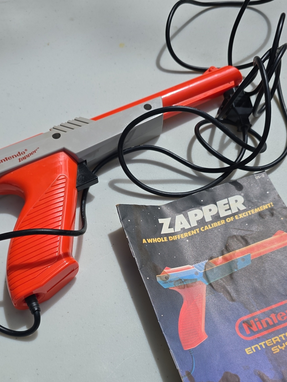 Nintendo Zapper - Red and Gray Retro Shooter